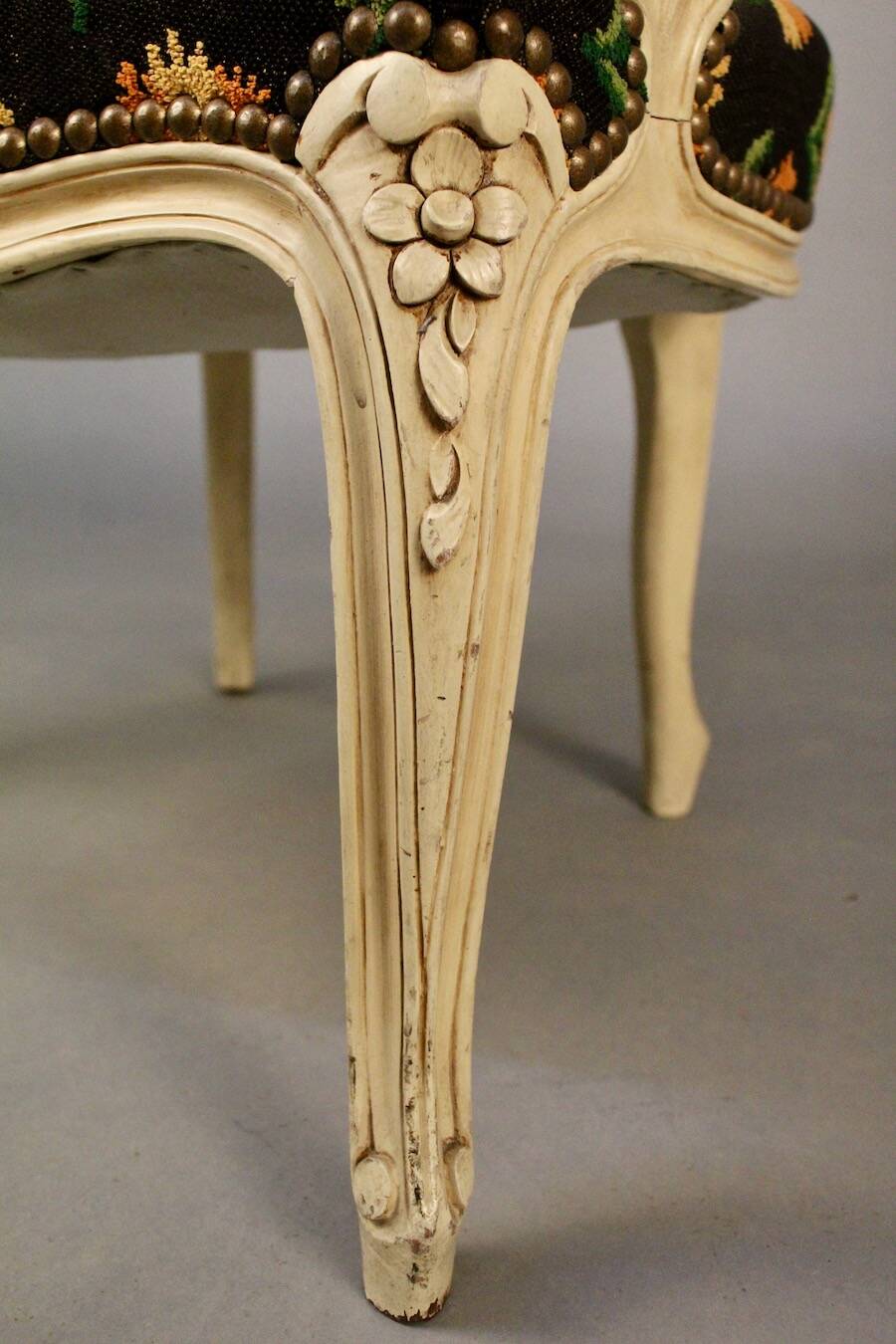 Pair of Cabriolet armchairs in Louis XV style