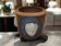 1980s Artistic Ceramic Planter - Glazed Porcelain Face Motifs

A