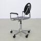 Rare office chair "Charlie" by Carlo Bimbi for Segis, 1980s Memphis style