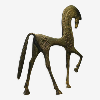 Cheval étrusque, bronze, figurine