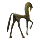Etruscan horse, bronze, very elegant figurine