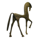 Cheval étrusque, bronze, figurine