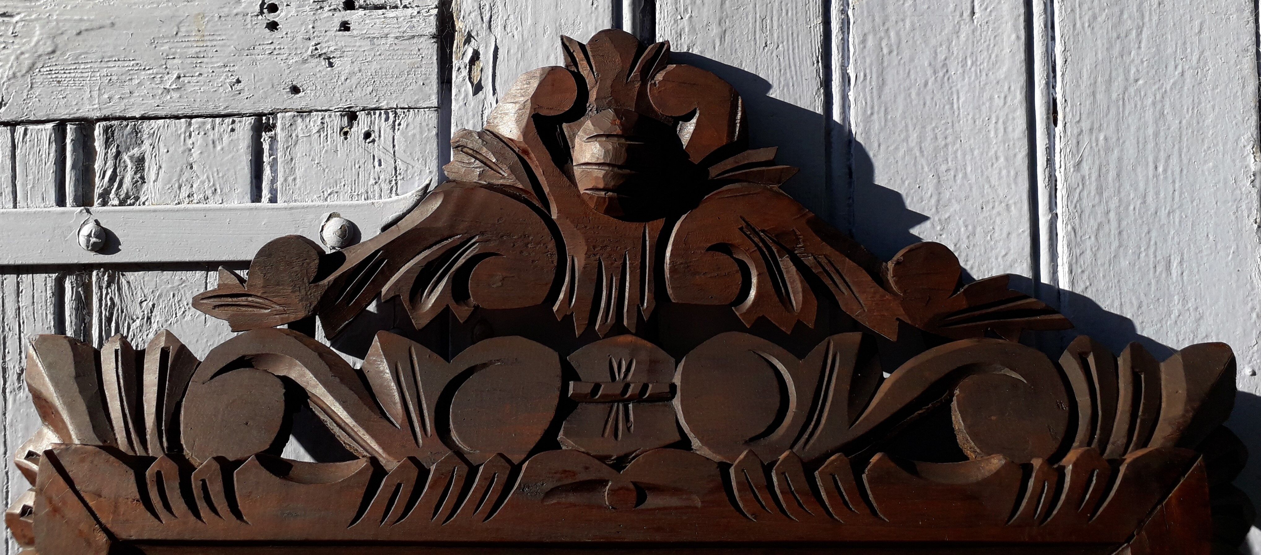 96 x59 cm wooden mirror