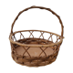 Panier vintage en bois et rotin