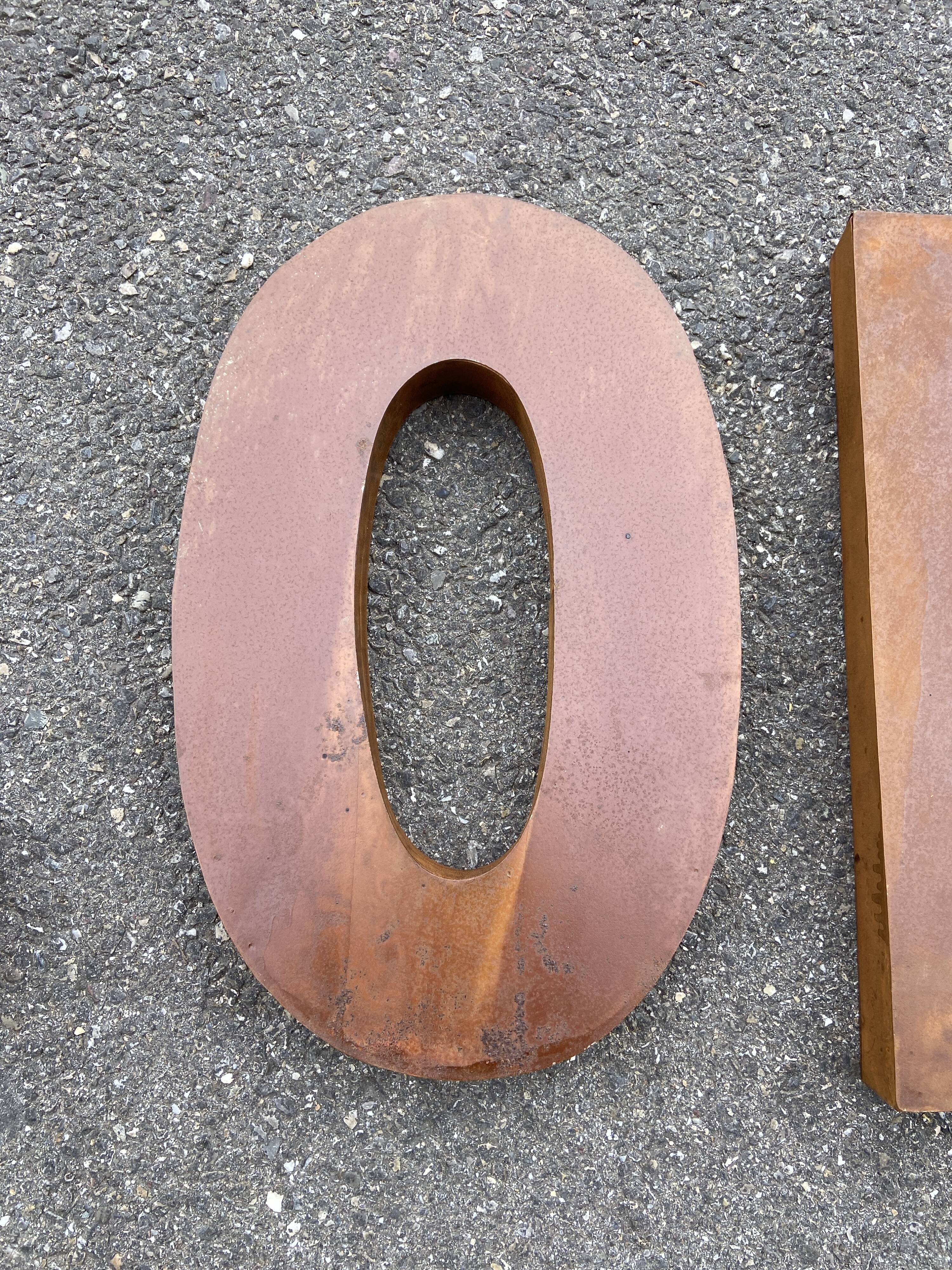 LOFT sign in vintage metal letters