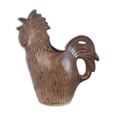 Zoomorphic ceramic pitcher from Vallauris, rooster shape