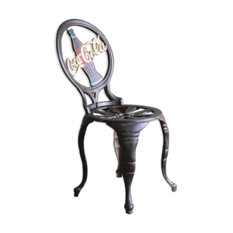 Coca cola vintage chair in fonte