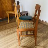Set of 4 mismatched chairs