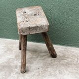 Brutalist Cowherd Stool, Tripod