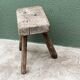 Brutalist Cowherd Stool, Tripod