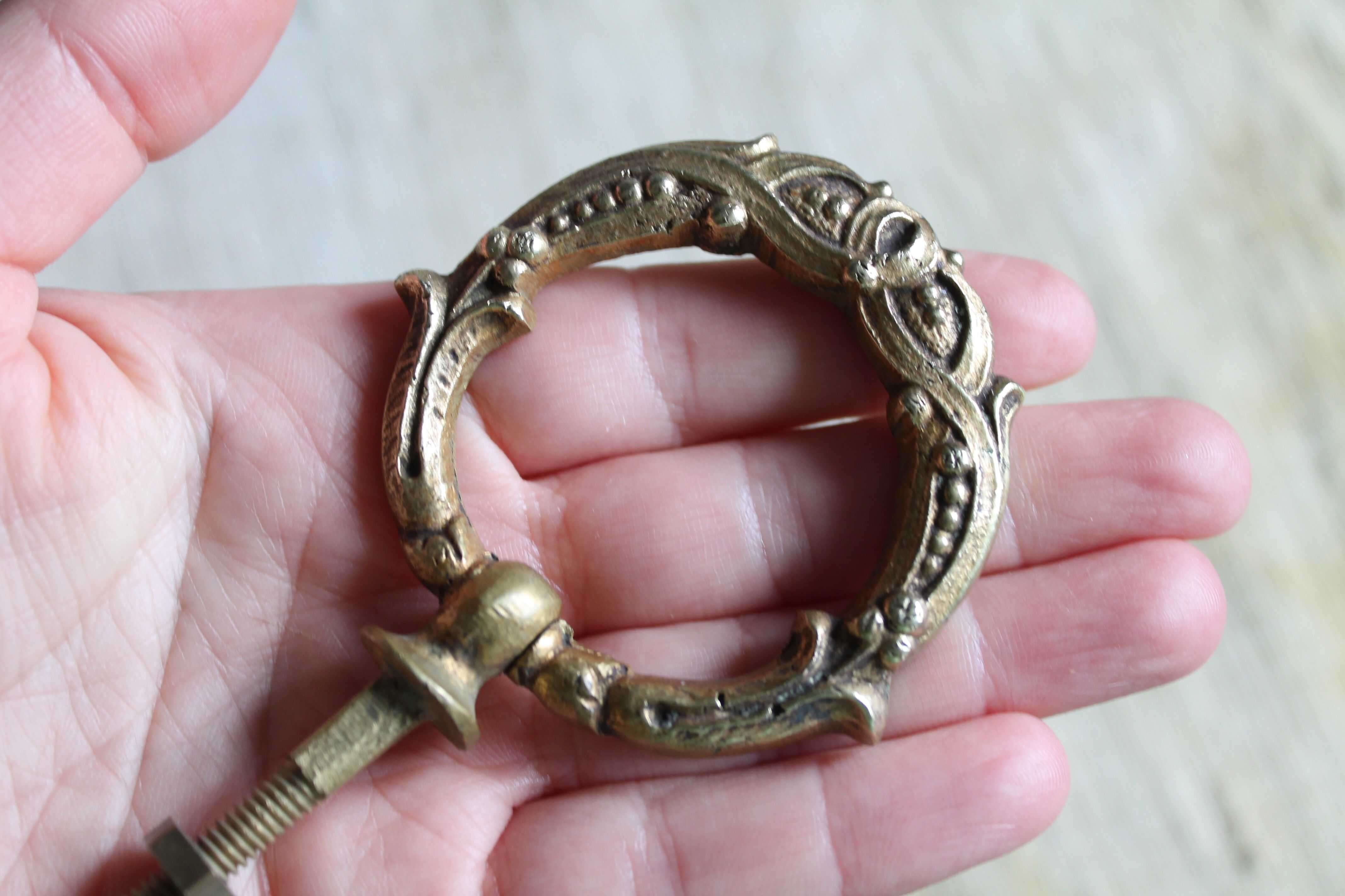 Bronze drawer handle