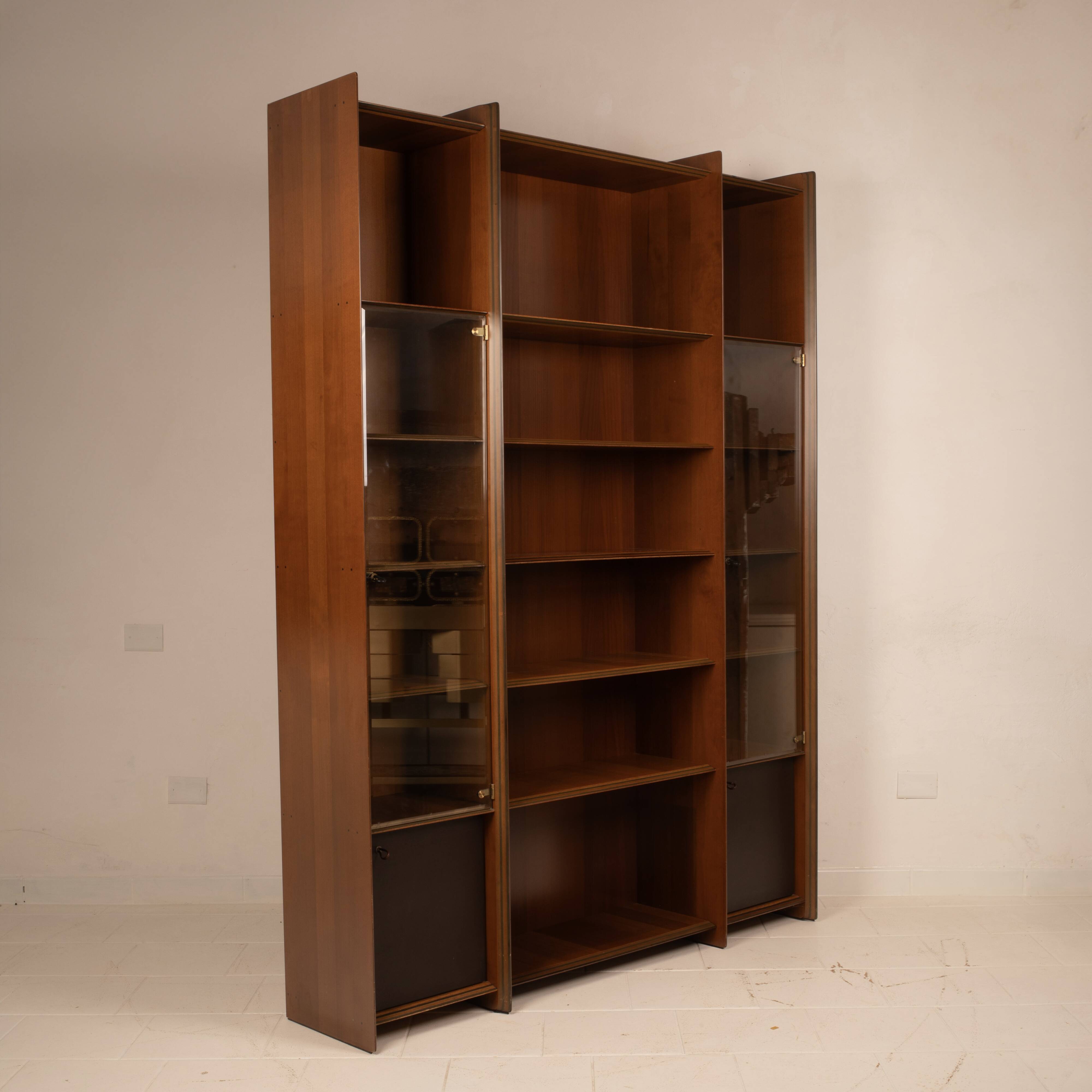 Pair of Artona Bookcases by Afra and Tobia Scarpa for Maxalto