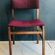 Chaises pourpres en palissandre de Roche Bobois 1970