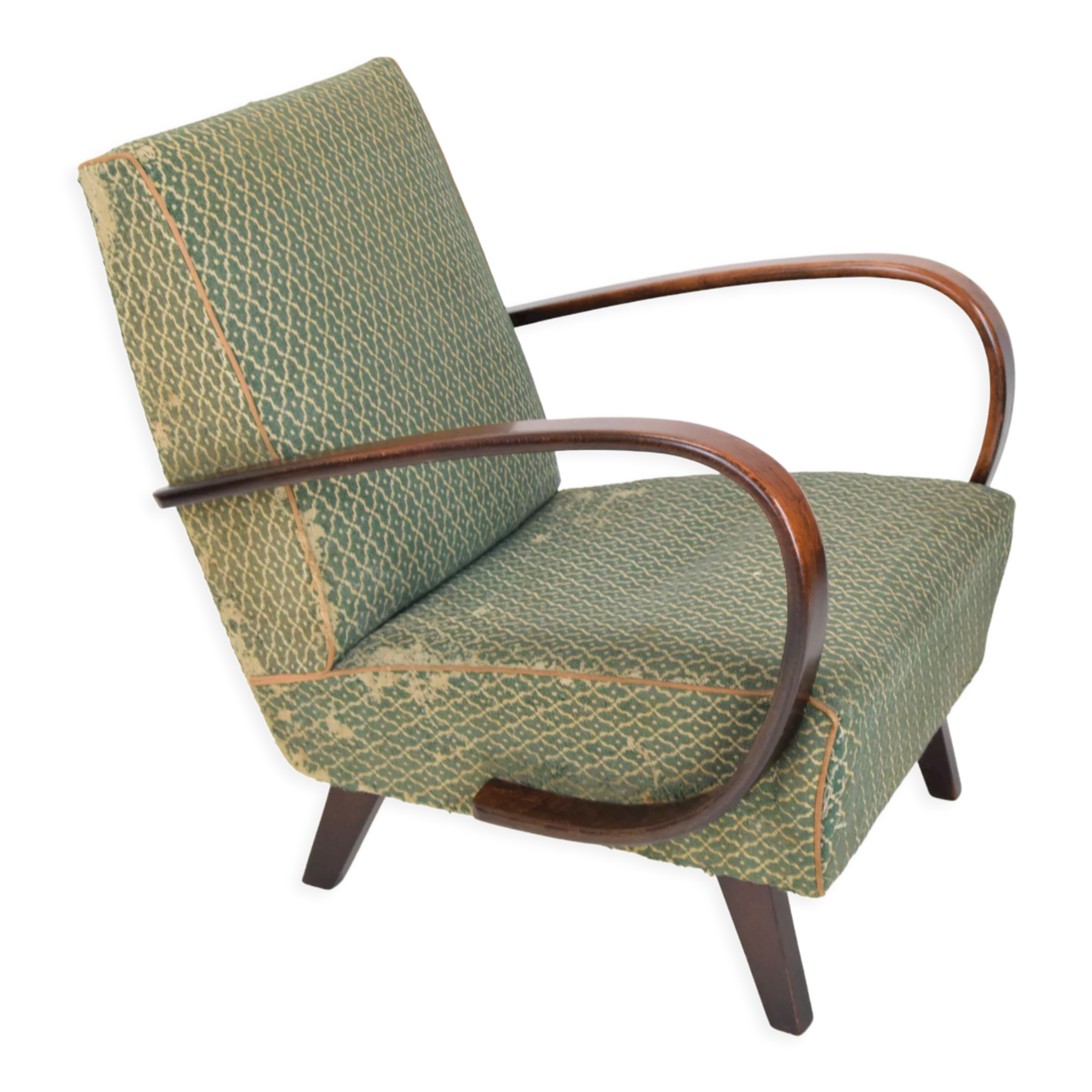 Mid-century Armchair,Designed by Jindrich Halabala,1950's.