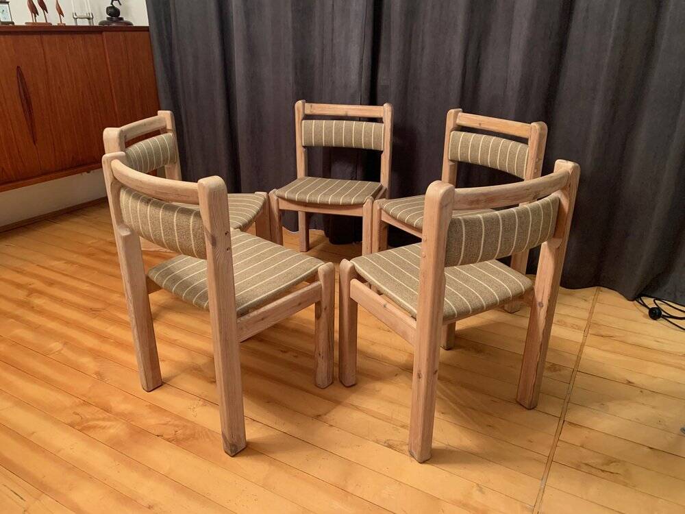 Chairs from Thorsø Stolefabrik, Denmark, 1970s, set of 5