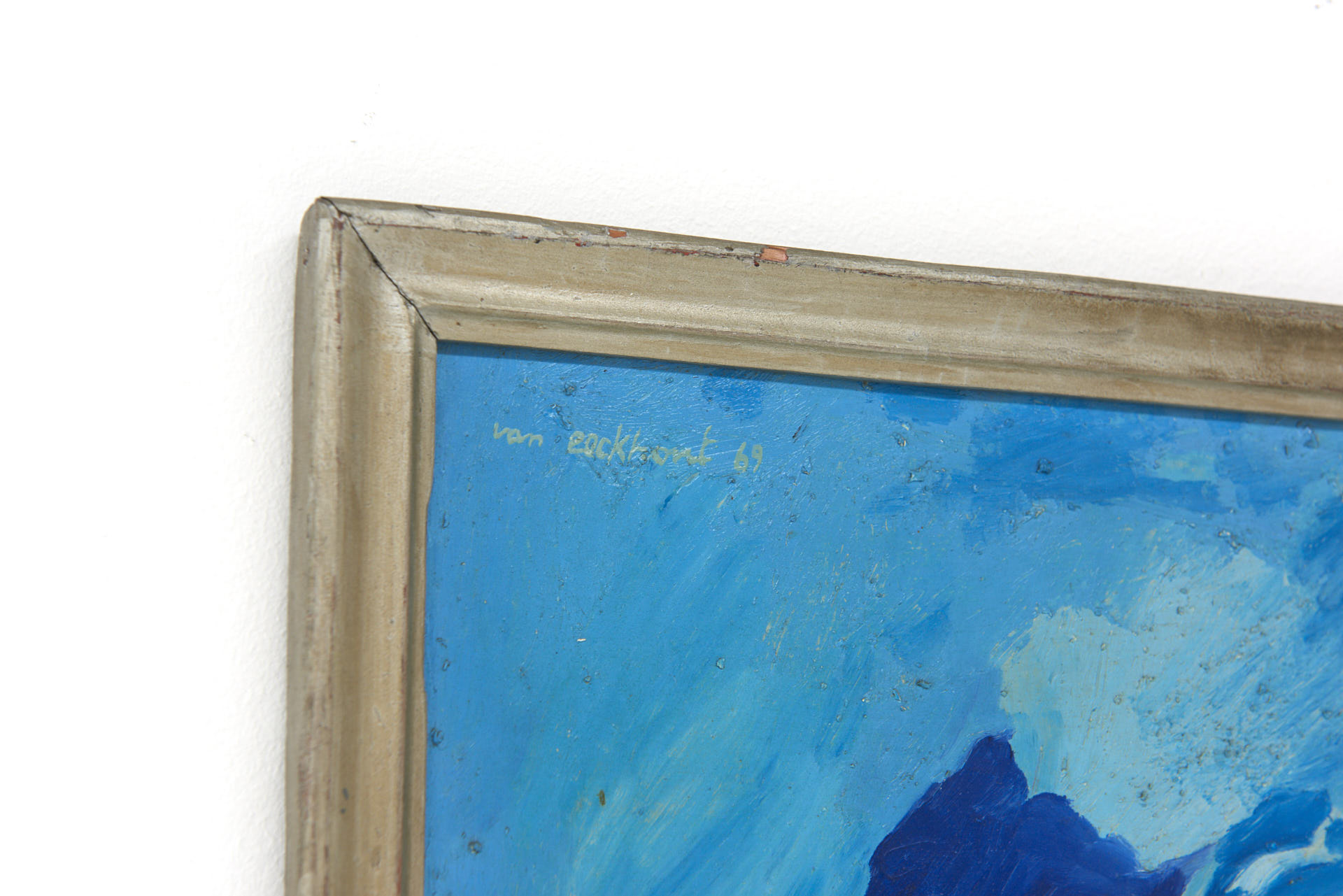 Willy Van Eeckhout 'Landschappelijk Blauw' - Belgium, 1969