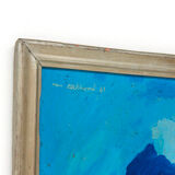 Willy Van Eeckhout 'Landschappelijk Blauw' - Belgium, 1969