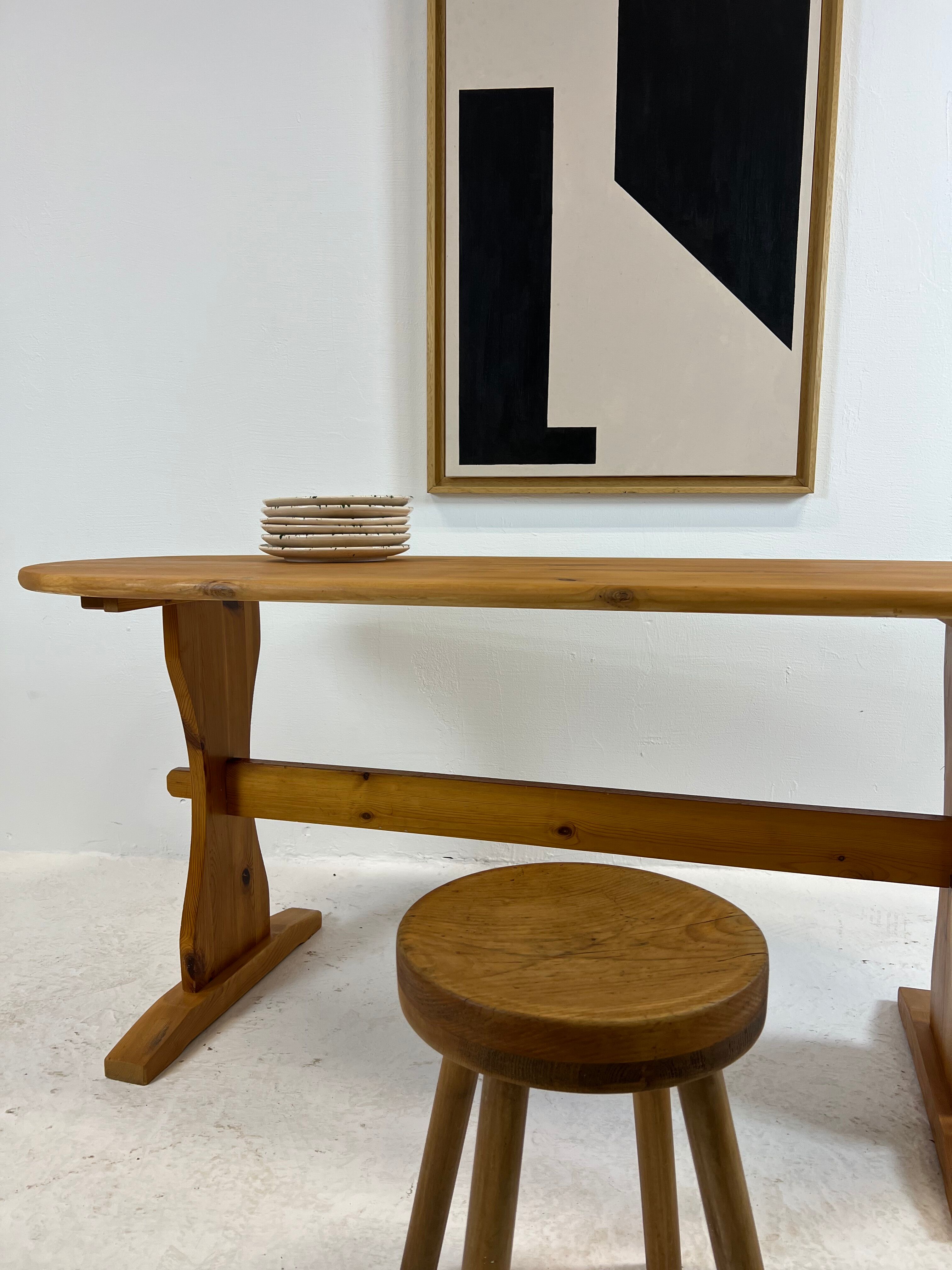 Pine dining table