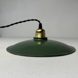 Old green enamel pendant 24.5 cm