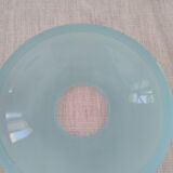 Chrome and blue seventies candlestick