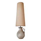 Grande lampe vintage en céramique Scheurich Germany