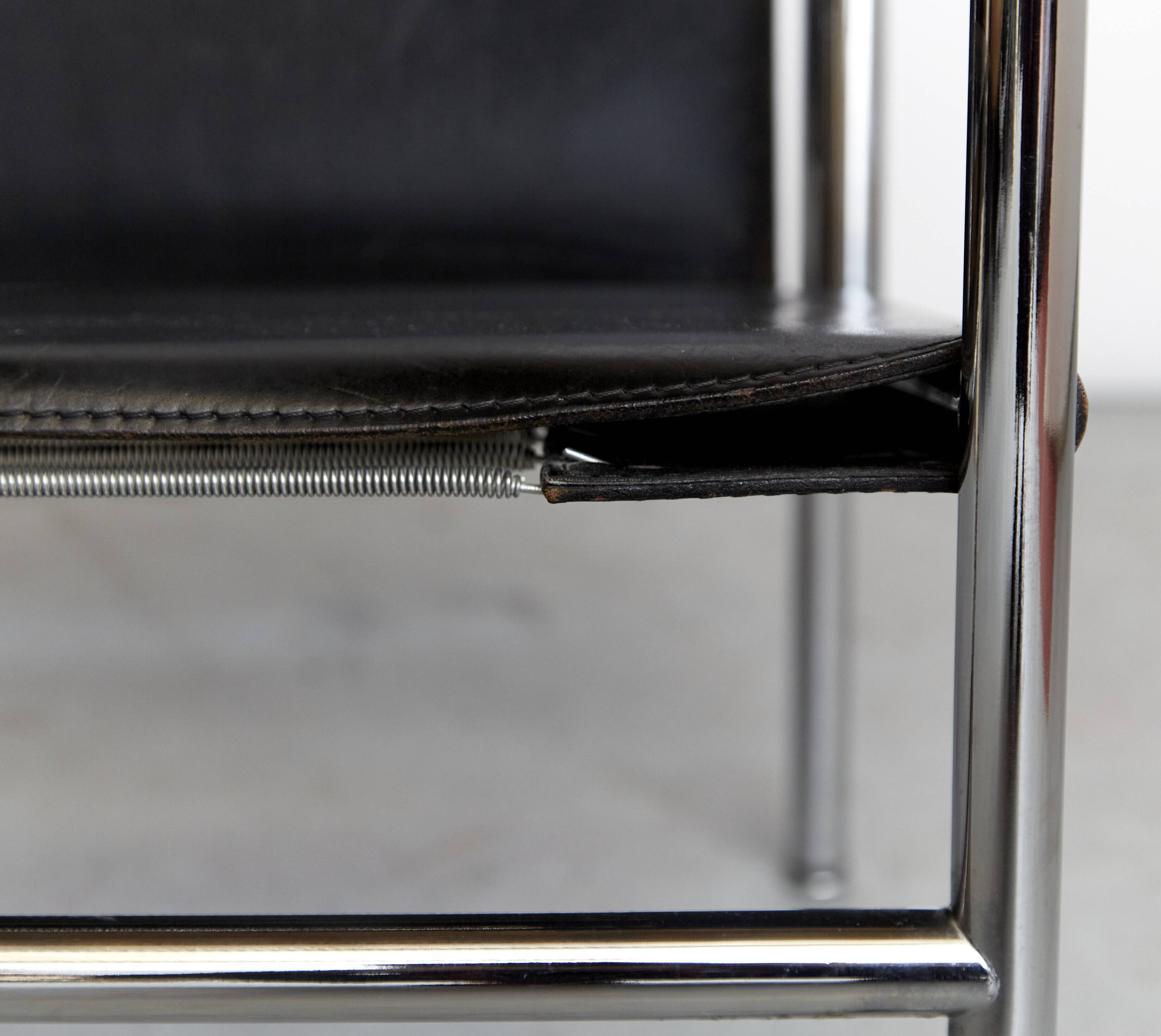 Chaise Le Corbusier LC1 "Basculante" pour Cassina