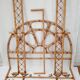 Vintage rattan bed for 2 people 140/190