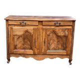 Louis XV buffet in solid wood, 18th century, 153cm.