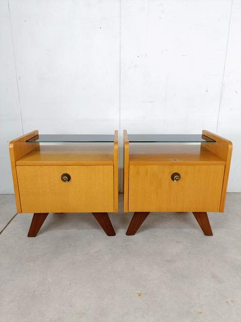 Set of two vintage 60s bedside tables