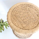 Rattan and rope, vintage, 1950