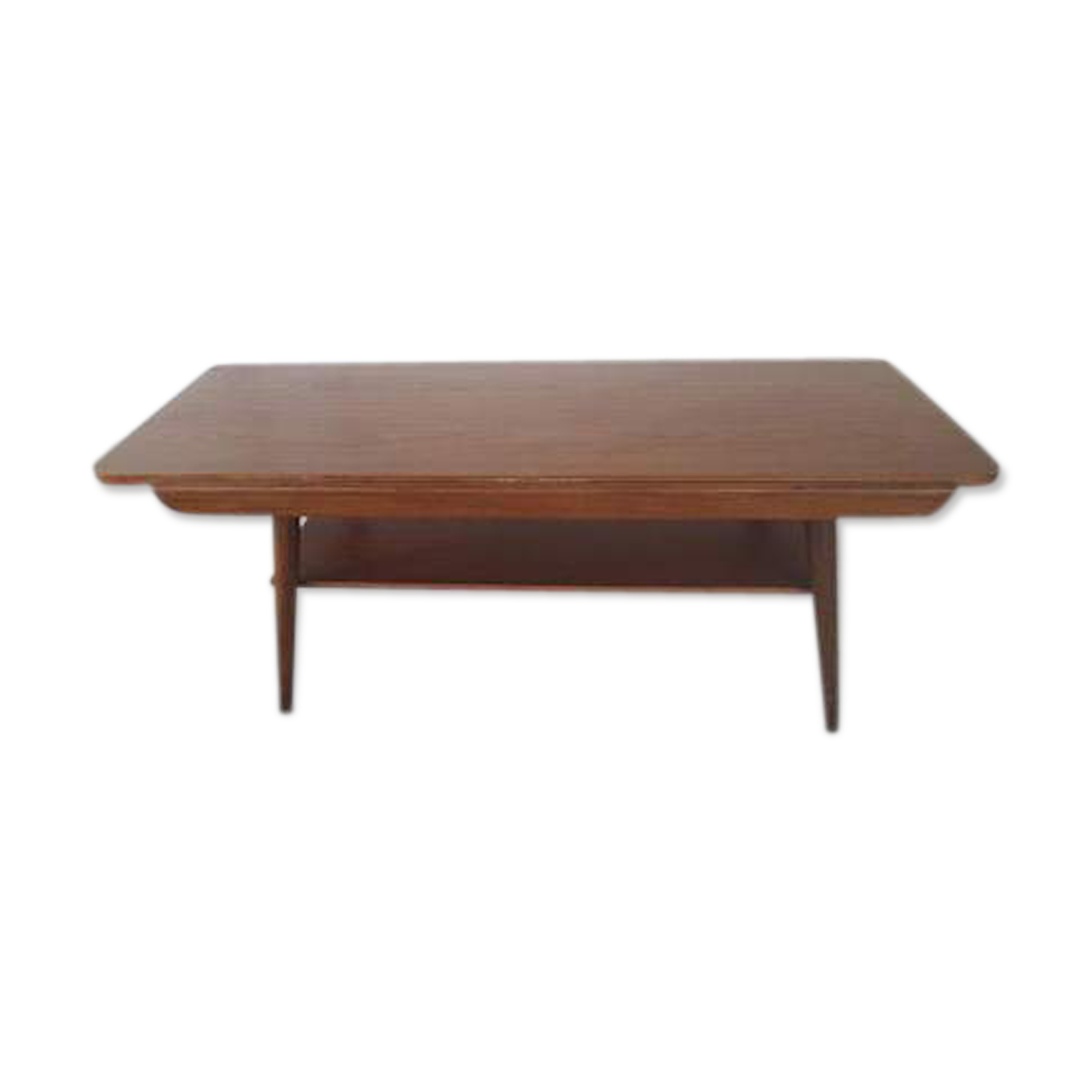 70s teak coffee table