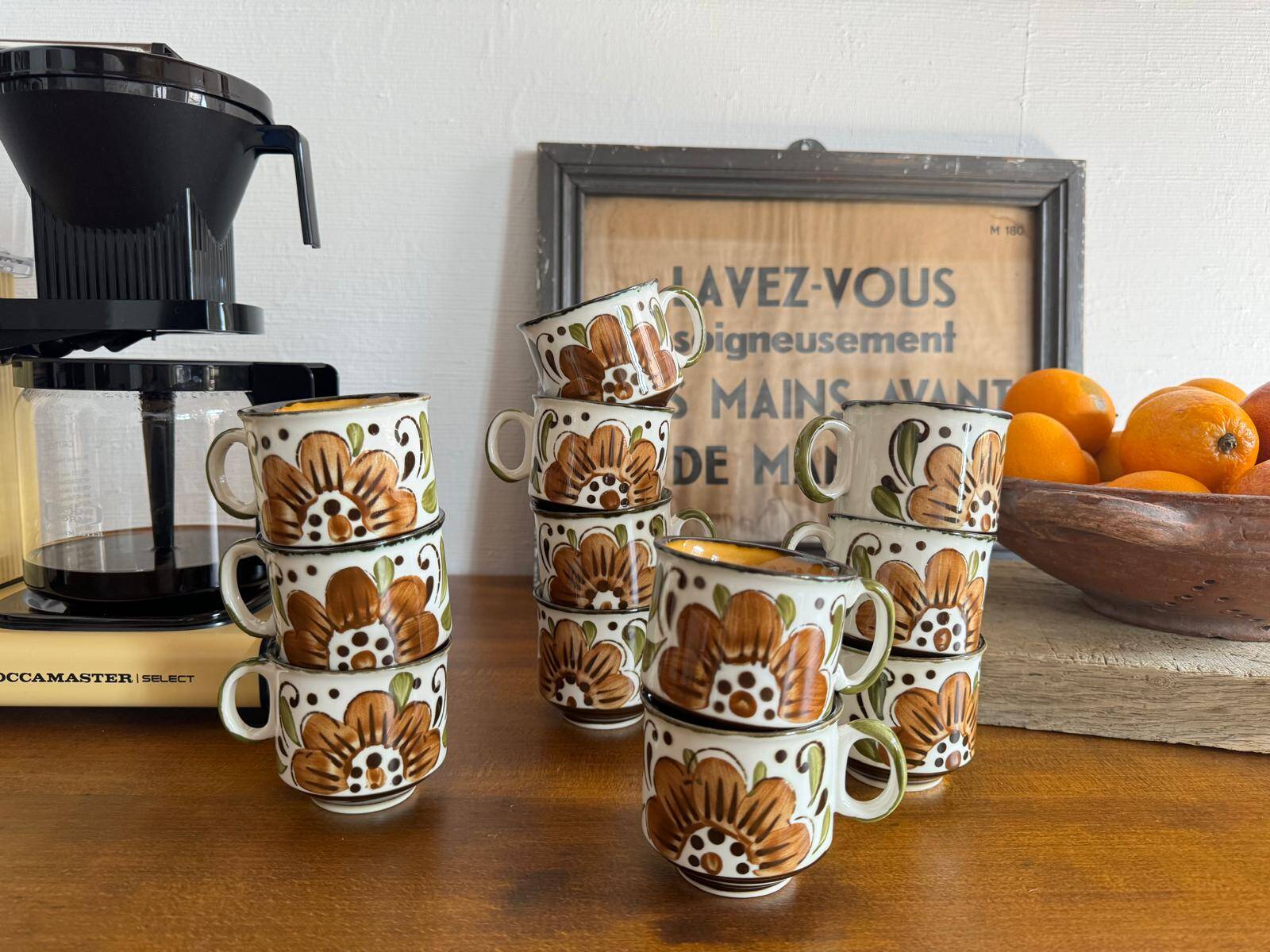 Boch La Louvière cups - Paradiso series