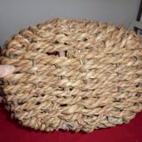 woven straw basket