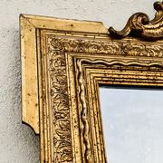 Miroir doré, 139x78 cm