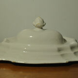 Vegetable soup tureen lid Moustiers 18th century South France