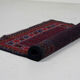 Gazak Afghan geometric pattern fringe rug 131x86cm