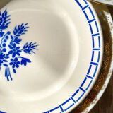 10 Mismatched Porcelain Plates ~ White Gold Porcelain Plates ~ LIMOGES Plates ~ Dishes