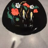 Decorative Longwy enamel plate