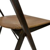 Set Of Four Compass Chairs 1960 Dutch Design School Chairs