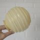 Original Art Deco Chandelier Antique Hand Blown Glass Pendant Light 1940's