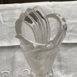 Bohemian crystal soliflore vase
