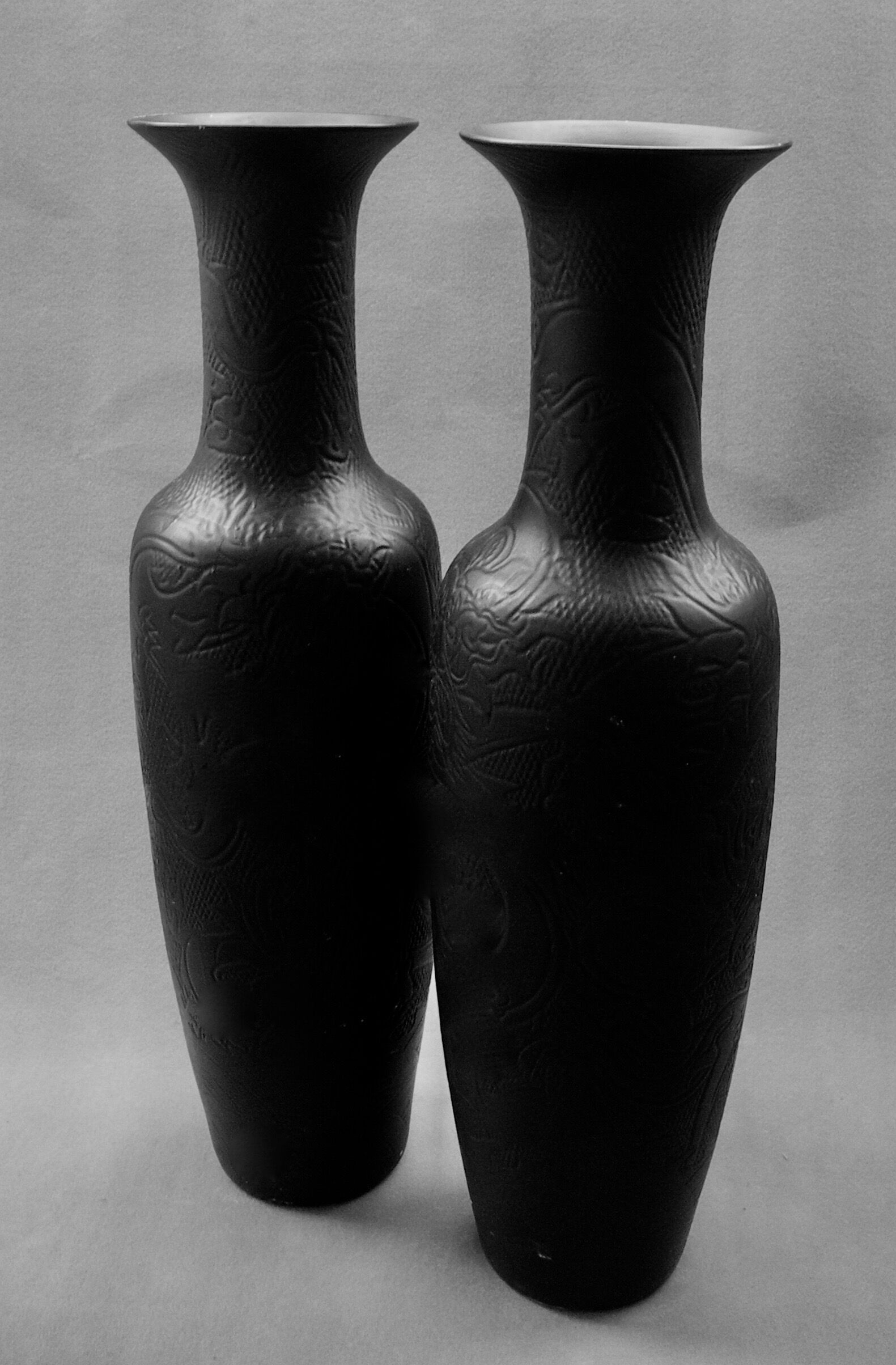 Lot of two vases "chinese" 145 cm