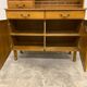 Vaisselier, buffet 2 corps vintage en chêne