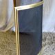 Brass bow firewall and metal mesh