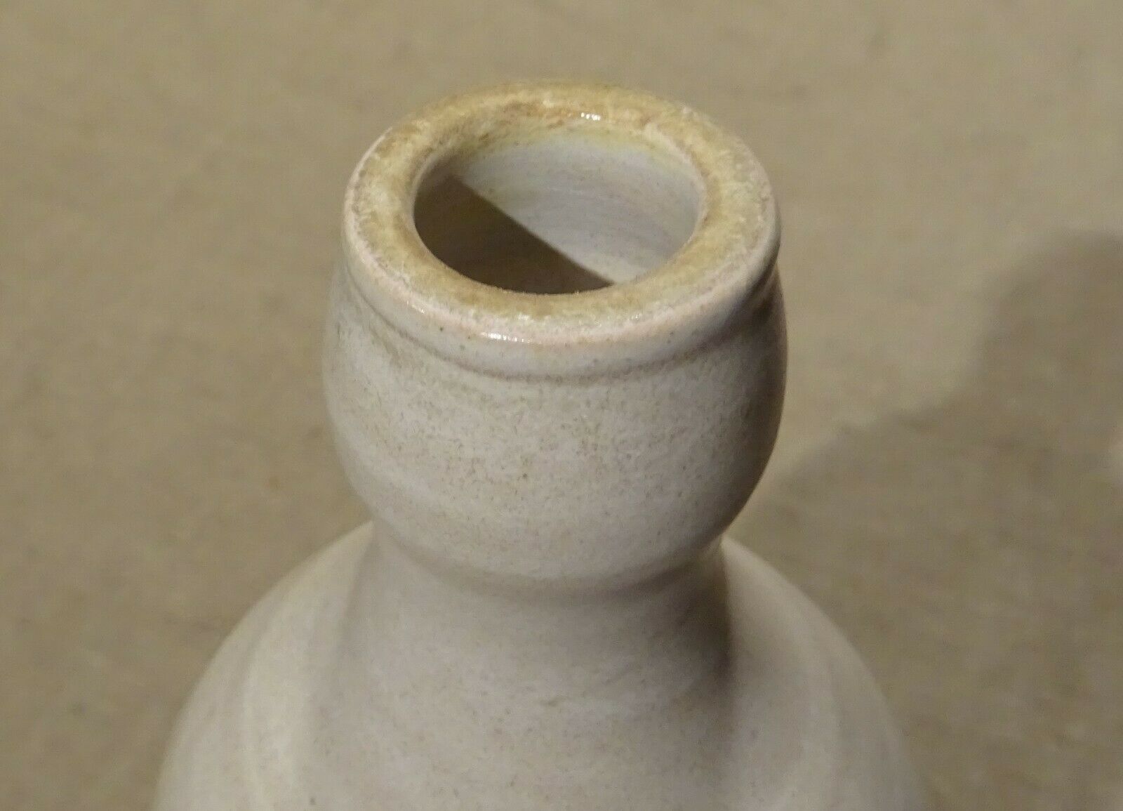 Bottle decorated with Vallauris foliage