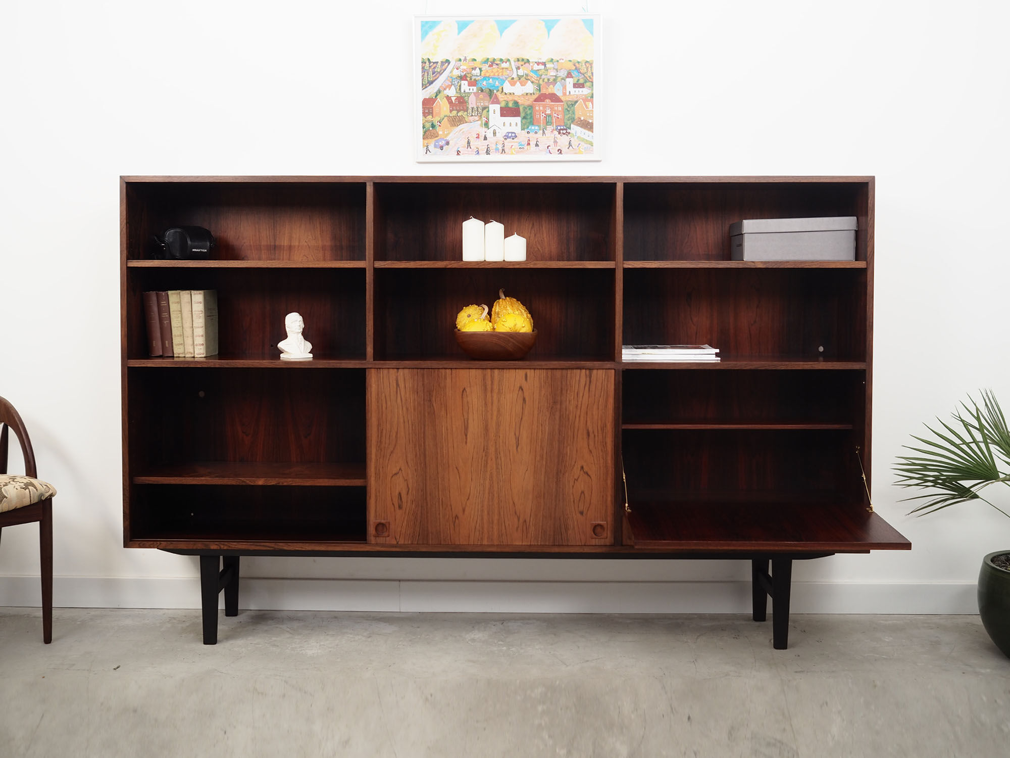 Rosewood bookcase, Danish design, 1960s, production: Denmark