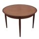 1960s round diningtable in teak from Lübke