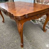 Spectacular French extending table Louis XV style vintage 1980 rococo Provence 260cm