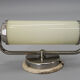 Art deco or bauhaus nickel-plated wall lamp, 1930