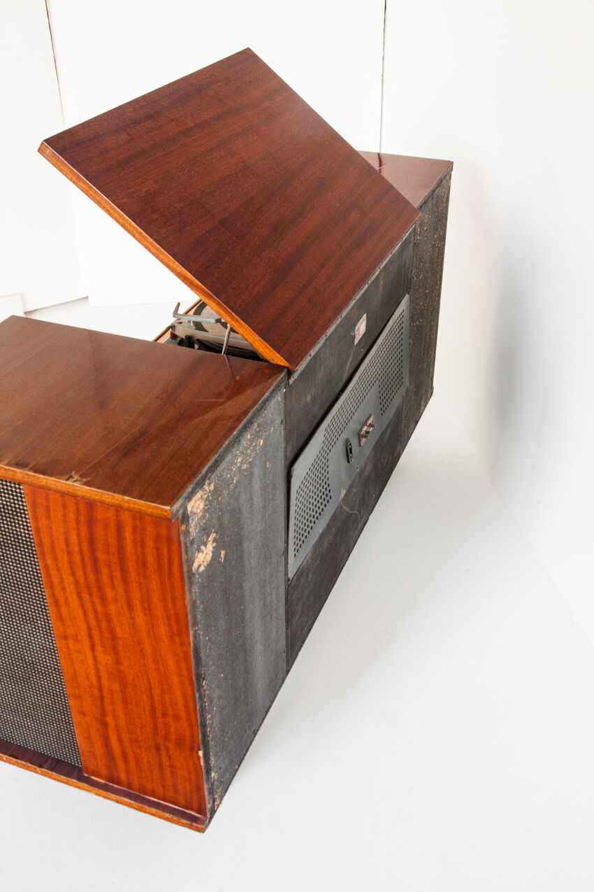 Hi-Fi cabinet with tubes / vintage Stereoletta lamps by Roselson, Spain 1960